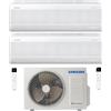 Samsung Climatizzatore Dual Split Windfree Avant S2 12+12 con AJ050TXJ2KG Inverter Wi-Fi Classe A+++