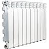 Fondital Radiatore Termosifone Exlusive D3 Interasse 500 mm RAL 9010 : Batteria Completa - 7 ELEMENTI
