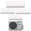 Daikin Comfora Quadri Climatizzatore 9+9+9+9 con Unità Esterna 80-4 Wi-Fi Inverter A+++