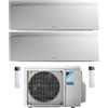 Daikin Emura Dual Climatizzatore 7+9 con Unità Esterna 40-2 Bianco Wi-Fi Inverter A+++