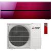 Mitsubishi Climatizzatore Monosplit Smart MSZ-LN A++ Inverter Rosso : Potenza Btu - 12000 - 25/40 m²