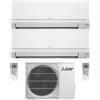 Mitsubishi Climatizzatore Dual Split Smart HR 12+12 BTU con Unità Esterna MXZ3HA50VF Inverter A++