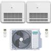 Hisense Climatizzatore Dual Split Console AKT 9+12 con 3AMW52U4RJC R-32 Wi-Fi Optional