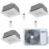 Hisense Climatizzatore Trial Split Inverter a Cassetta ACT 9+12+12 con 3AMW72U4RJC R-32 Wi-Fi Optional