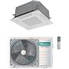 Hisense Climatizzatore Monosplit a Cassetta Round Flow 60x60 Trifase con pannello e telecomando inclusi : Potenza Btu - 9000 - 15/30 m²