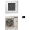 Samsung Climatizzatore Cassetta 4 vie Mini Windfree Monofase con pannello bianco e comando a filo Advance Inverter R32 A++ : Potenza Btu - 12000 - 25/40 m²