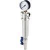 Hidromax Filtro autopulente manuale EcoflowMini con vaso in ottone e Manometro