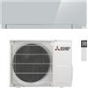 Mitsubishi Climatizzatore Monosplit Kirigamine Zen MSZ-EF A+++ Inverter R-32 Wi-Fi Argento : Potenza Btu - 18000 - 40/60 m²