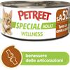 PETREET ADULT WELLNESS TONNO CON CAROTE E ZUCCA sA52 GR 70