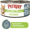 PETREET ADULT WELLNESS TONNO CON RISO INTEGRALE E ACCIUGHE sA51 GR 70