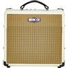 Eko AC15 Amplificatore combo per Chitarra, da 15w RMS e con cono da 6,5", Crema