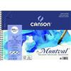 Canson-Album a Spirale Con Tasca Portadocumenti A4 12h. Montval Fine 300gr (K5F)
