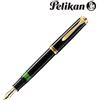 Pelikan Penna stilografica Pelikan 14C 585 Souveran M600 nera pennino M con scatola n...