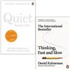 Quiet The Power of Introverts in a World That Can't Stop Talking By Susan Cain & Thinking Fast and Slow By Daniel Kahneman 2 Books Collection Set