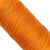Linhasita, rocchetto di filo cerato, Linhasita 100 g, 170 m, 1 mm di spessore, in poliestere, macramè, 30 colori. 170 metros / 100 gr arancione