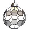 Hemobllo Paralume Calcio Metallo Elettroplaccato Hollow Per Lampada A Sospensione Lampadario E Plafoniera Decorazione Interna Per Soggiorno Bar Ristorante Facile Installazione