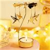 4EVERHOPE Regali per la Festa della Mamma: portacandele girevole, portacandela a carosello rotante, regalo di compleanno originale per donne, mamma, sorella, Natale, San Valentino (Hummingbird)