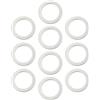 VGOL 10pcs Anello Di Ricambio Per Lama Per Sega Circolare Anello Di Riduzione 16 Mm Anello Di Riduzione Per Lame Per Seghe Circolari Dischi Da Taglio 22,2x16x1,1 Mm Argento