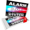 imaggge.COM - Adesivi deterrenti Alarm - System Electronic - Giroscopio della polizia - Confezione da 12 - Dimensioni 8,5 x 5,5 cm
