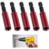 Cyiamku 5 pezzi porta punta a impatto magnetico trapano, cambio rapido porta punta magnetica avvitatore, asta esagonale 60 mm, per trapano avvitatore a percussione, per Bosch Makita Milwaukee Dewalt