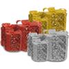 Wintem - Set 3 Scatole Regalo Decorative Natalizie in Tre Misure con Nastri, Perfetti per Decorazioni Natalizie Scenografiche - Set 3 Dimensioni di Ugual Colore Inviati in Base alle Disponibilità