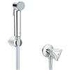 SET IDROSCOPINO COMPLETO GROHE TEMPESTA-F 30 CON RUBINETTO A SQUADRA CROMATO