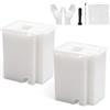 Gosknor 2pz Tampone Ricambio Inchiostro Scarto per EPSON Ecotank ET-2800 ET-2803 ET-4800 ET-2400 ET-2720 ET-4700 ET-2711 L3110 L3250 L3150 L3210 Stampanti, Scatola Manutenzione con Spugna Assorbente