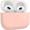 MyGadget Cover Silicone Compatibile con Apple AirPods 3a Generazione - Case Morbido per Cuffie Auricolari - Custodia in Gomma - Skin Rosa