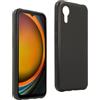 REY Cover in Gel TPU Nera per Samsung Galaxy XCOVER 7, Ultra Sottile 0,33 mm, Morbido Flessibile, Custodia Silicone