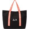 SUN68 NYLON BIG BAG FLUO DETAILS Borsa