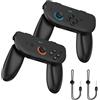 Omnpak Hand Grips for Nintendo Switch 2 for Joy-Con 2, Ergonomic & Anti-Slip Controller Handles Accessories for Switch 2 Joy-Con, Black