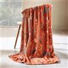 Catherine Lansfield Enchanted Twilight Animals - Coperta in pile, 130 x 170 cm, colore: Arancione bruciato