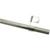 Gardinia Morsetto di Chiusura, Allungabile, Assemblaggio Senza Viti e forature, Press&Go cilindrico, Diametro 8/10 mm, Lunghezza 50-80 cm, Metallo, Effetto Acciaio Inox