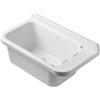 Negrari Pilozzi lavatoio a muro 60x34 in resina bianco codice prod: 2051B/SCAT