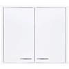 Negrari Pensile PVC 60x34 con ripiano interno + kit fissaggio a muro codice prod: FH960K
