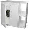 Negrari Onda mobile nascondi lavatrice 95x60 in pvc bianco codice prod: 5012PRO