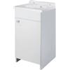 Negrari Rocco mini lavatoio in nobilitato 42x34x80, completo di kit di scarico autopulente codice prod: 5002LMC
