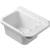 Negrari Pilozzi lavatoio a muro 50x34 in resina bianco codice prod: 2051/SCAT