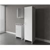 Negrari Composizione mobile bagno lavatoio resina + pensile singolo con colonna singola codice prod: 9006K FH945K FC9006K