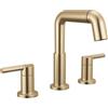 DELTA Rubinetto da Bagno Lavabo Estraibile Diffuso Rompigetto a Due Maniglie