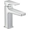 hansgrohe Metropol Miscelatore monocomando lavabo 110 con maniglia a leva e push-open, cromo, 32507000