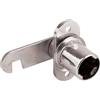 cyclingcolors 1x Serratura a gancio senza cilindro Ø18 mm lunghezza 22 mm con rosetta per mobili ufficio armadio, destra
