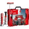 fischer L-Boxx 102 DuoLine - Set di tasselli da 833 pezzi, diametro 6-10 mm, lunghezza 30-80 mm, DuoPower, DuoTec e DuoBlade, per professionisti e fai da te