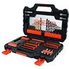 BLACK+DECKER A7230-XJ Set per Forare ed Avvitare, 0 V, Nero, 104 Pezzi, Set di 104