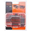 BLACK+DECKER A7234-XJ Set per Forare ed Avvitare, 0 V, Arancione, 45 Pezzi, Set di 45
