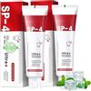 HONGECB Sp-4 Dentifricio Bianco Denti bianchi Sp-4 Probiotici Bright White Dentifricio Ultra Whitening Toothpaste Sp-4, alito fresco, dentifricio per la pulizia profonda (Pack 2, SUPER PROBIOTICS-4)