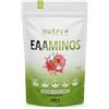 Nutri + Nutri+ EAA Aminoacidi Essenziali in Polvere 500g Ghiacciolo al Lampone | Integratore con Tutti gli Essential Amino Acids - Amminoacidi Vegani per Recupero Muscolare, Allenamento e Fitness