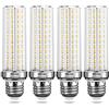 WEDNA Lampadine LED E27 20W, Bianco Caldo 3000K, 129 Leds, Equivalenti a 150W, 2565 lm, Alta Luminosità Lampadina Mais E27, Non Dimmerabile, Confezione da 4