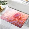 YISUMEI Tappetino da bagno antiscivolo, 40 x 60 cm, lavabile, ad asciugatura rapida, per doccia, vasca da bagno, decorazione per WC (fiori 1)