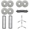 DREAME Kit Accessori Originale per L10 Prime/L10s Ultra/L10 Ultra: 1x Spazzola Principale, 2x Spazzole Laterali, 2x Filtri Antipolvere, 6x Panni Mop (3 Paia)